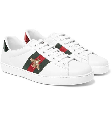 gucci white trainers mens